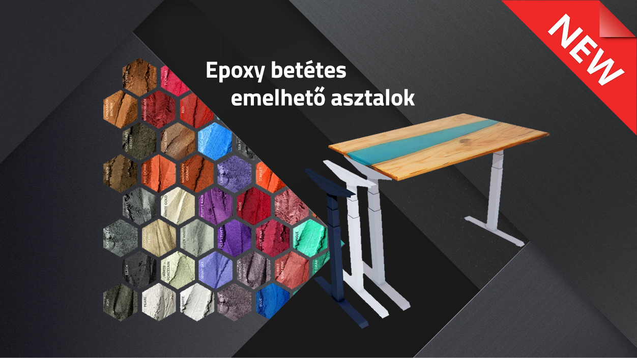 A funkció találkozása a luxussal: epoxy betétes emelhető asztalok